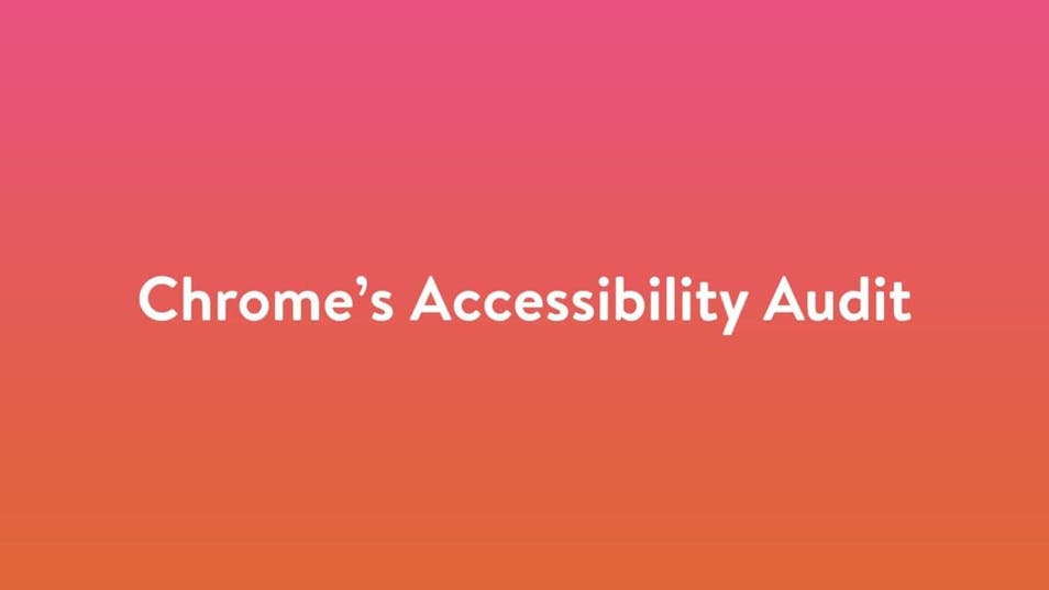 A screenshot from Maranda's accessibility presentatio